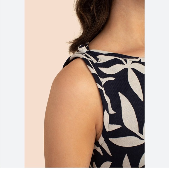 Trina Turk Encantader Navy White Mini Dress 10 - Picture 3 of 8